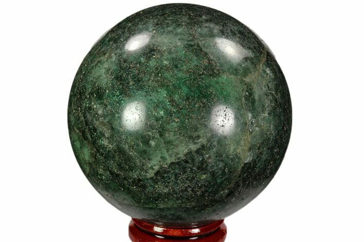 Polished Fuchsite Sphere - Madagascar #104236